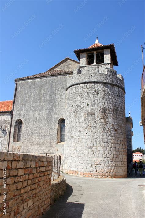 Das Kloster Der Dominikaner Auf Hvar In Der Stadt Stari Grad Stock Foto