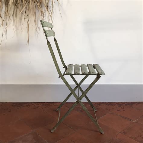 Chaise Bistrot De Jardin Pliante Brocante Avenue