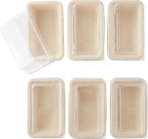 Wilton Disposable Loaf Baking Pans With Lids 6 Count Cookware Amazon