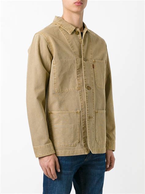 Lyst Levis Engineers Denim Jacket In Brown For Men