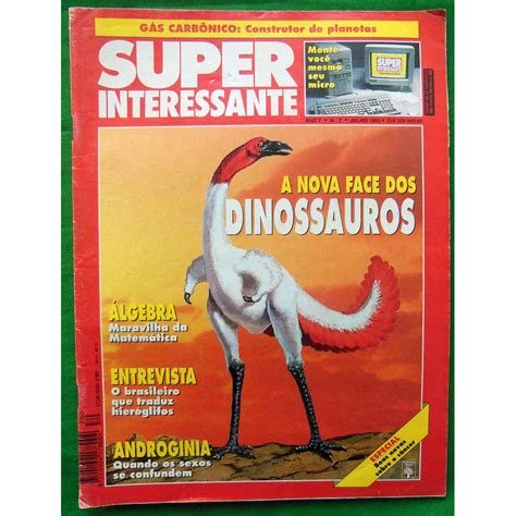 Revista Super Interessante 70 Nova Face Dos Dinossauros 1993 Shopee