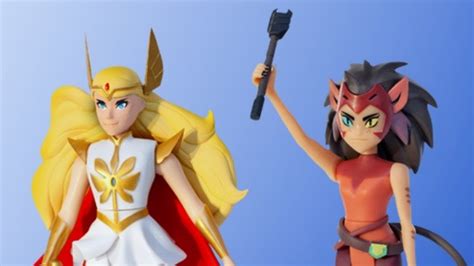 Toys She Ra And Catra Princess Of Power Netflix Super7 Battle For Etheria