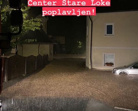 LOŠKI INFO Pozor stanje je kritično poplave in zaprte ceste v