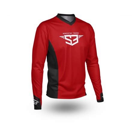 Maillot S Parts Red Collection Enduro Box