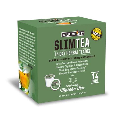 Mua Rapidfire Slim Tea Day Teatox Blend Natural Herbs And Botanicals