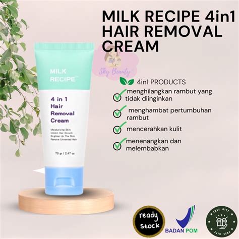 Jual Ready Milk Recipe In Hair Removal Cream Krim Penghilang Bulu