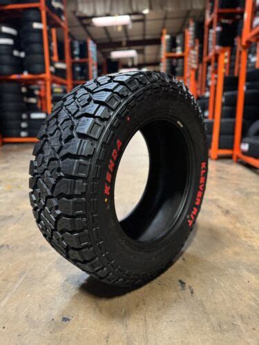 1 New 35x1250r20 Kenda Klever Rt Kr601 12 Ply Mud Tire Red Letters 35