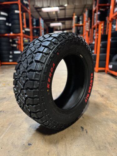 4 New 35x1250r20 Kenda Klever Rt Kr601 12 Ply Mud Tire Red Letters 35