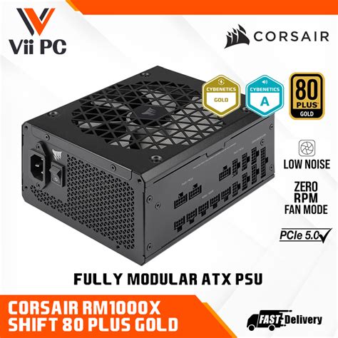 Corsair Rm1200x 1000w 850w Shift Fully Modular Atx Power Supply