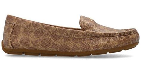 Coach Marley Slip On Loafers In Brown Lyst
