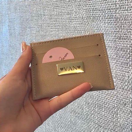 Porta Cart O Cris Nude Personalizado Lu Zanon Bolsas E Acess Rios