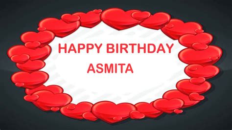 Asmita Birthday Postcards Happy Birthday Asmita Youtube