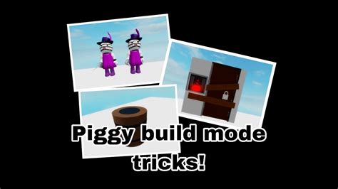 Piggy Build Mode Tricks Youtube