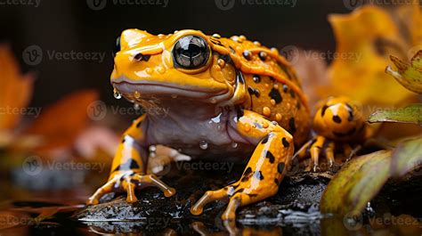 Close Up Photo Of A Xenopus Frog Looking Any Direction Generative Ai