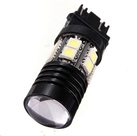 2X 3157 White 6000K Back Up Reverse Projector 12 SMD Chip LED Lights