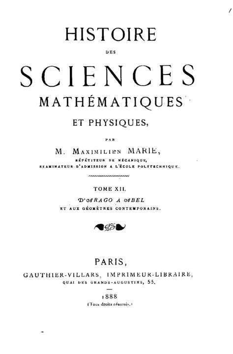 Amazon Co Jp Histoire Des Sciences Math Matiques Et Physiques English