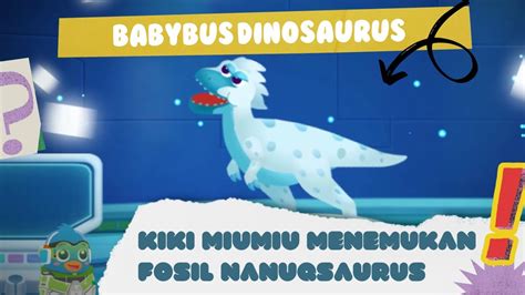 Bayi Panda Kiki Miumiu Menemukan Fosil Dinosaurus Nanuqsaurus Kartun