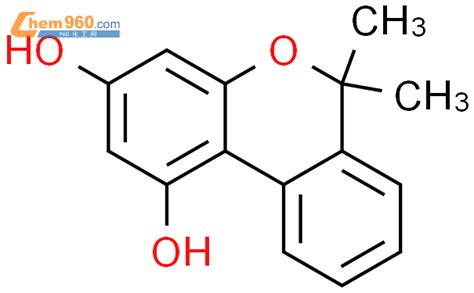 16720 01 7 6H Dibenzo b d pyran 1 3 diol 6 6 dimethyl 化学式结构式分子式mol