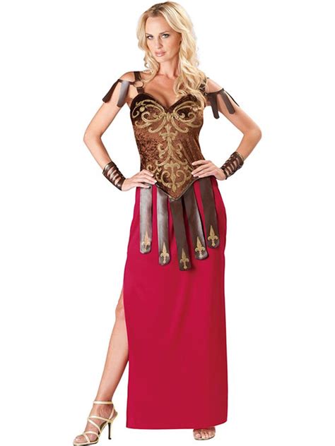 Gorgeous Female Roman Gladiator Womens Costume