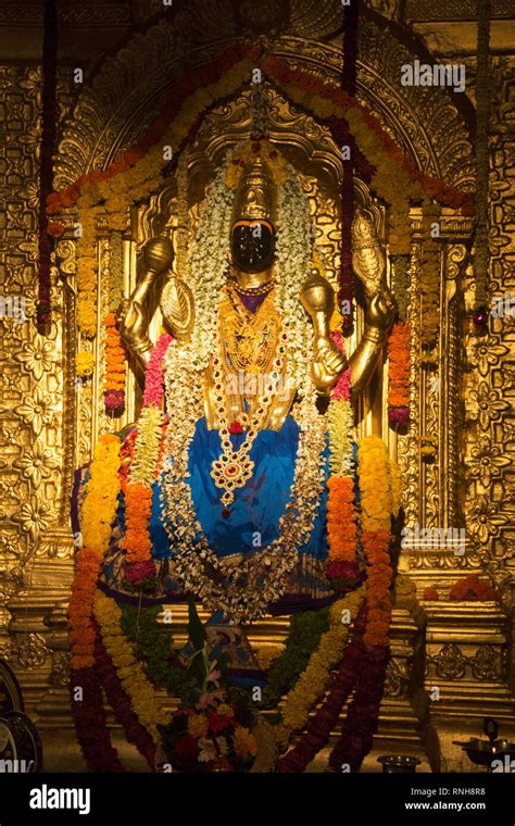 Sculpture Of Goddess Lakshmi Narayani At Replica Of Sripuram Lakshmi