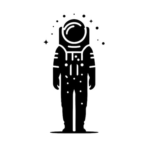 Premium Vector Astronaut Silhouette Vector