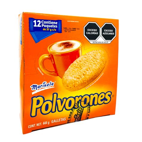 Marinela Galletas Polvorones Paquete Con Piezas De G Caja Con