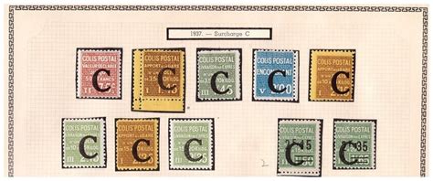 France Rare Lot Of Postal Parcels Overprinted C Tp Catawiki