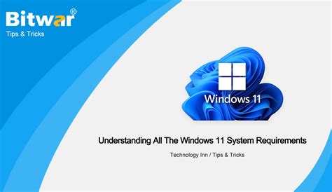 Navigating The Windows Upgrade Understanding System Requirements