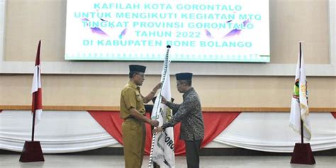 Kota Gorontalo Utus Kafilah Pada Mtq Provinsi Gorontalo Di Bone