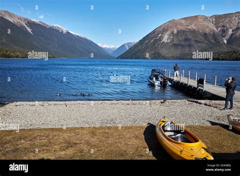 Lake Rotoiti In Nelson Lakes National Park Stock Photo Alamy