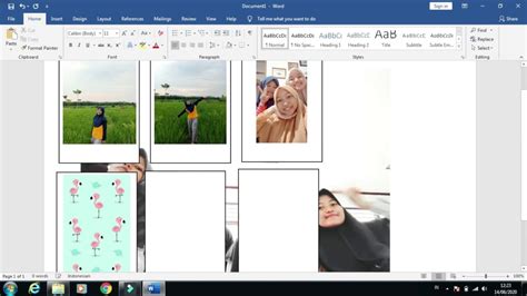 Tutorial Membuat Foto Polaroid Di Msword Youtube