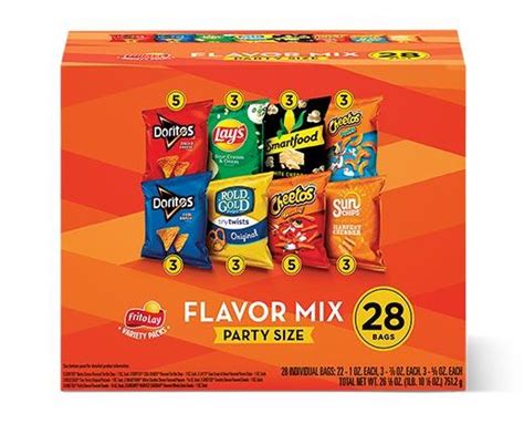 Frito Lay Flavor Mix Variety Pack 28 Count Aldi — Usa Specials Archive