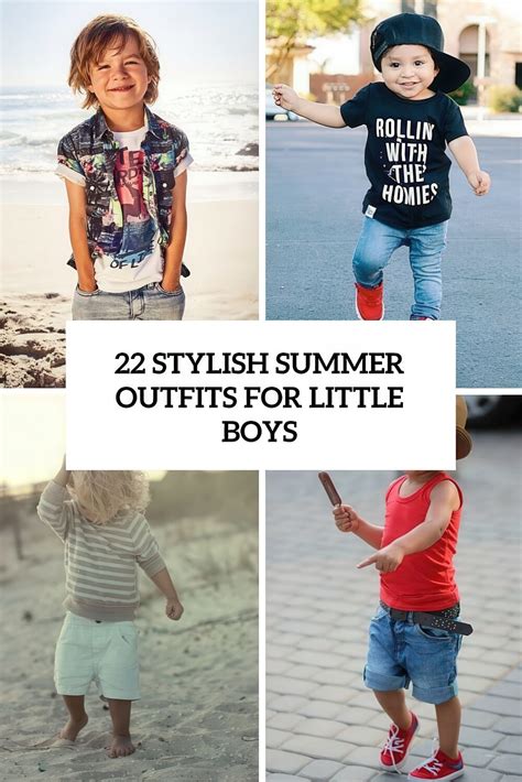 22 Stylish Summer Outfits For Little Boys - Styleoholic