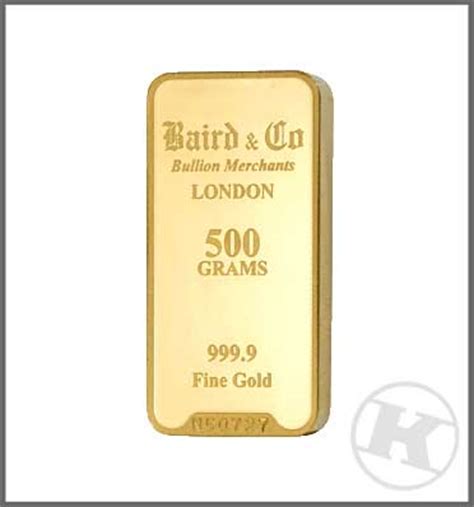 500 gram Gold Bar | Buy Online KK Bullion