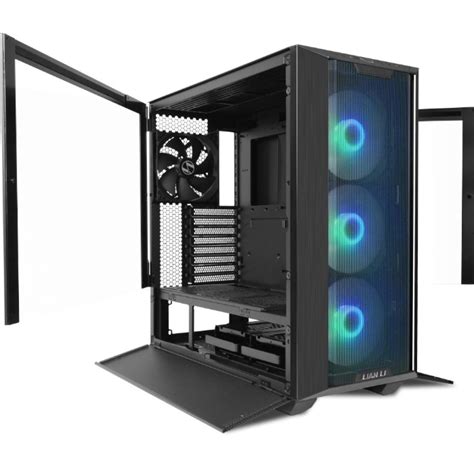 Lian Li LANCOOL 3 3R X MESH Black ARGB ATX Mid Tower Tempered Glass