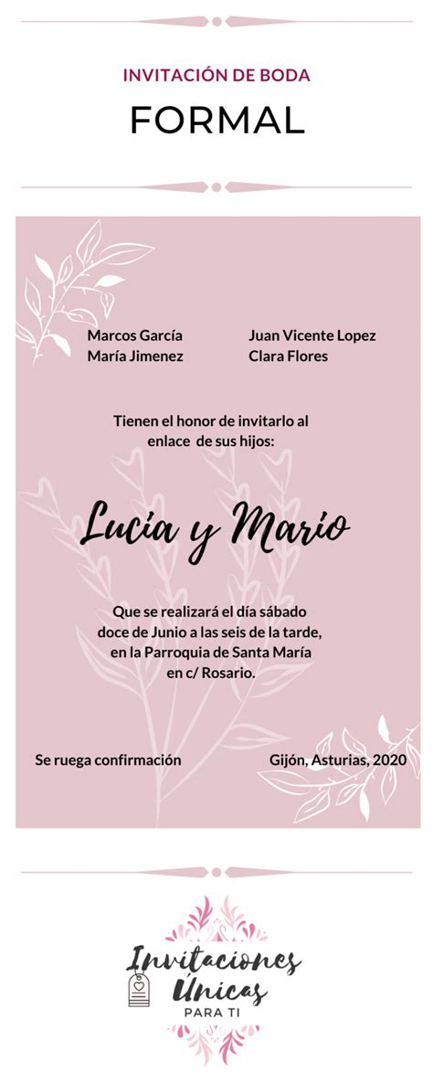 7 Datos Que No Pueden Faltar En Tu Invitación De Boda Invitaciones