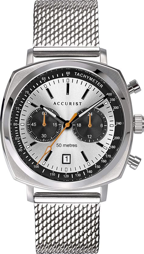 Accurist Watches For Men 7365 Retro Racer Sports Chronograph Date