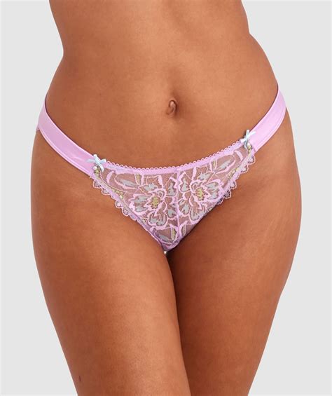 Bras N Things Celeste High Leg Bikini Knicker Lavender 01523601