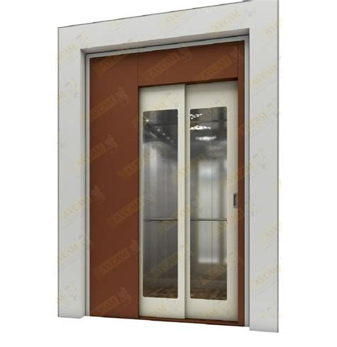 Mild Steel Side Opening Avcam MS Powder Coated Full Vision Elevator