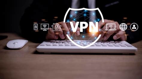 Concepto De Conexi N Segura Vpn Persona Que Utiliza La Tecnolog A De