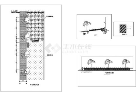 道路铺装及绿化景观图园林建筑土木在线