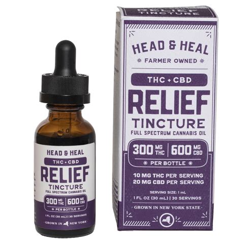 Head And Heal Thc Max Strength Blend Tincture {1000mg} Flynnstoned Cannabis Company