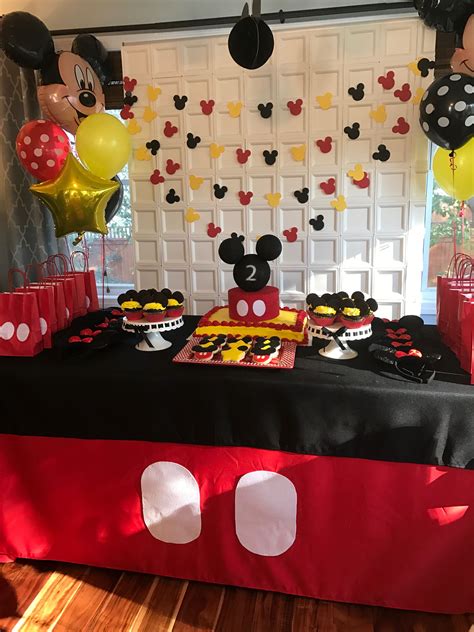 Pin By Hasti Bauva On Mikey Mouse Birthday Mickey Mouse Themed