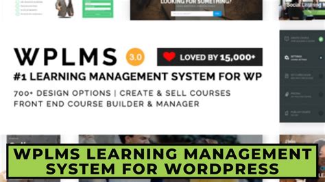 WPLMS Learning Management System For WordPress Education Theme