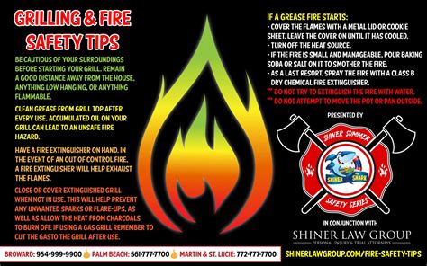 Shiner Summer Safety Series Fire Safety Tips Shiner Law Group