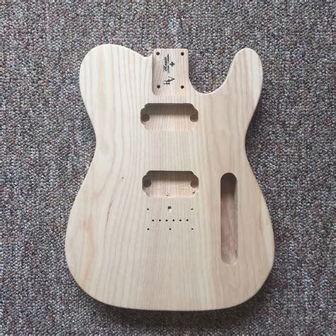 Unfinished Swamp Ash Telecaster Body HH Natural Reverb