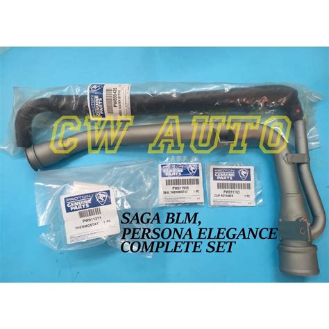 Water Pump Pipe Complete Set With Thermostat Set Proton Saga Blm