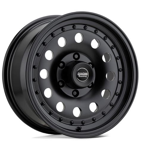 15 American Racing Wheels Modern AR62 Outlaw II Satin Black Rims AR080 3