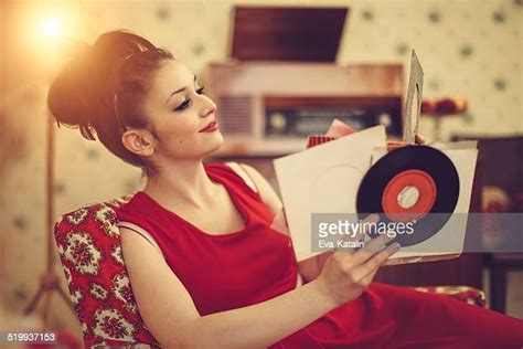 223 Girl Holding Vinyl Record Stock Photos High Res Pictures And