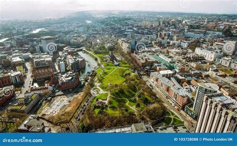 Bristol City Center Aerial View in England UK Stock Photo - Image of cityscape, bird: 103728088